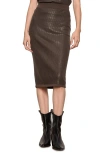 Sanctuary Sparkle Sequin Pencil Skirt In Brown