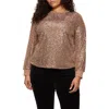 Sanctuary Sparkle Together Sequin Top In Brown