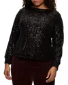 Sanctuary Sparkle Together Sequin Top In Black