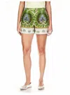 Sanctuary Spring Breaker Shorts In Mezzo Tile In Green