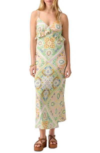 Sanctuary Spring Favorite Scarf Print Slipdress In Scarf Pais