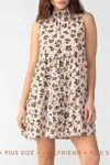 Sanctuary Spring Forward Babydoll Dress In Foliage In Multi