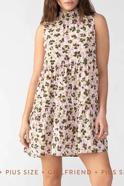 Sanctuary Spring Forward Babydoll Dress In Foliage In Multi
