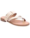 Sanctuary Spring Leather Flip Flop In Neutral