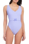 Sanctuary Stay Connected Belted One-piece Swimsuit