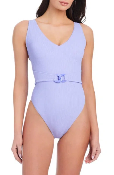 Sanctuary Stay Connected Belted One-piece Swimsuit