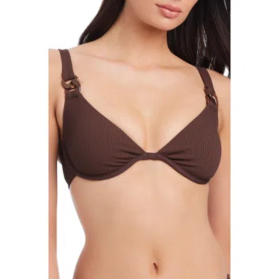 Sanctuary Stay Connected Underwire Bikini Top