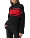 Sanctuary Stay Cozy Stripe Sweater In Black