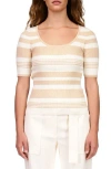 Sanctuary Stripe Rib Top In Light True