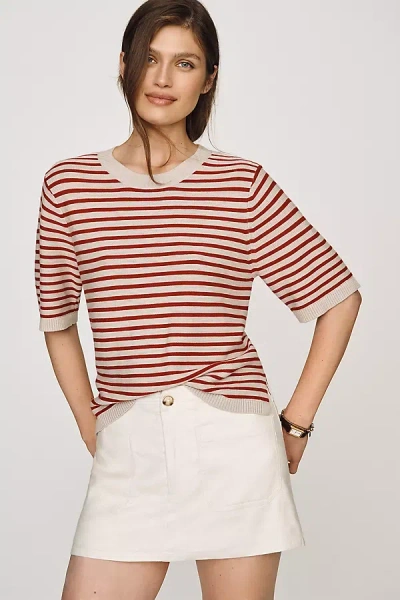 Sanctuary Striped Sweater Tee In Multi