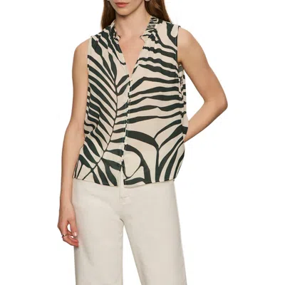 Sanctuary Summer Lovin Top In Green Oasis In Black