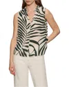 Sanctuary Summer Lovin Top In Green Oasis In Black