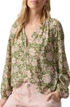 Sanctuary Sunday's Best Top In Lush Floral In Green Floral