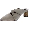 Sanctuary Sunset Womens Leather Pointed Toe Mules In Pink