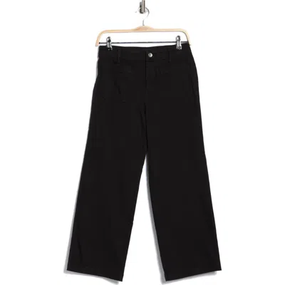 Sanctuary Supernova Crop Wide Leg Pants In Black