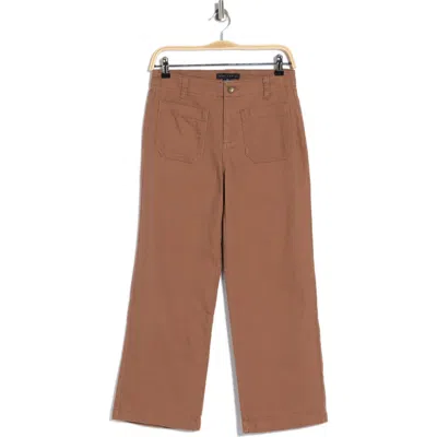 Sanctuary Supernova Crop Wide Leg Pants In Brown