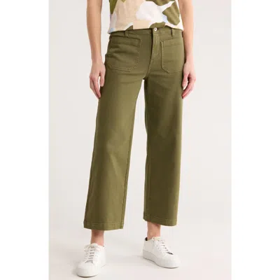 Sanctuary Supernova Crop Wide Leg Pants In Brown