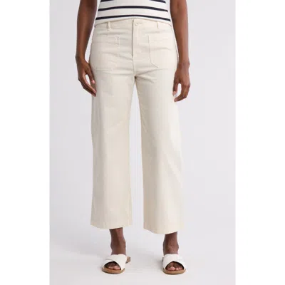 Sanctuary Supernova Crop Wide Leg Pants In Dusty White