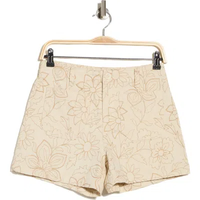 Sanctuary Supernova Embroidered Shorts In Neutral