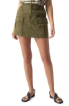 SANCTUARY SURPLUS ESSENTIAL STRETCH CARGO MINISKIRT