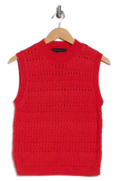 Sanctuary Sweater Vest In Red