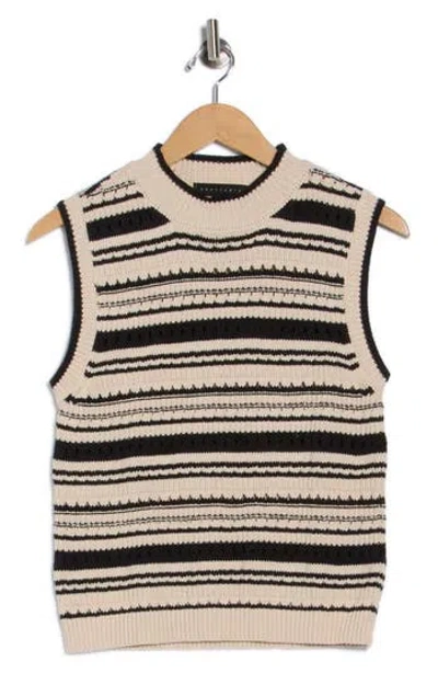 Sanctuary Sweater Vest In Brown
