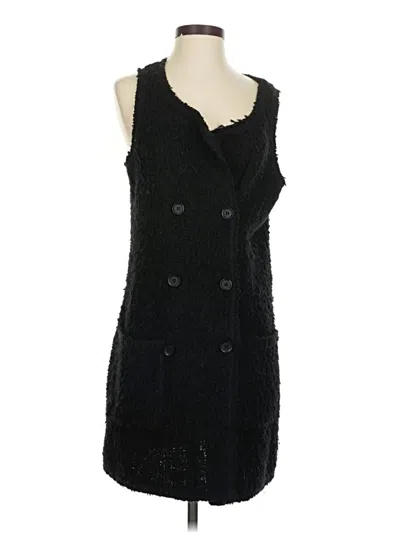 Pre-owned Sanctuary Sweater Vest In Black