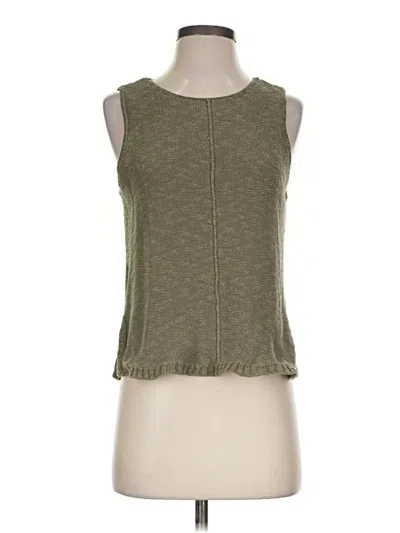 Pre-owned Sanctuary Sweater Vest In Green