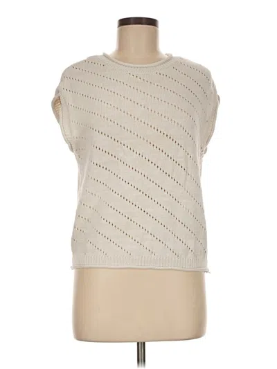Pre-owned Sanctuary Sweater Vest In Ivory