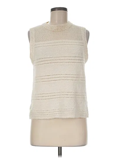 Pre-owned Sanctuary Sweater Vest In Ivory