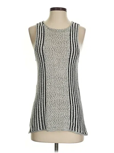 Pre-owned Sanctuary Sweater Vest In Silver