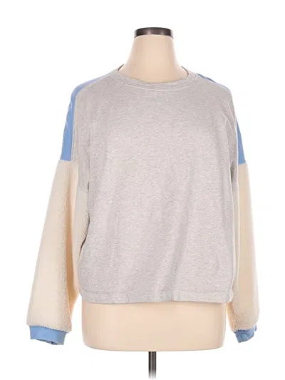 Pre-owned Sanctuary Sweatshirt In Gray