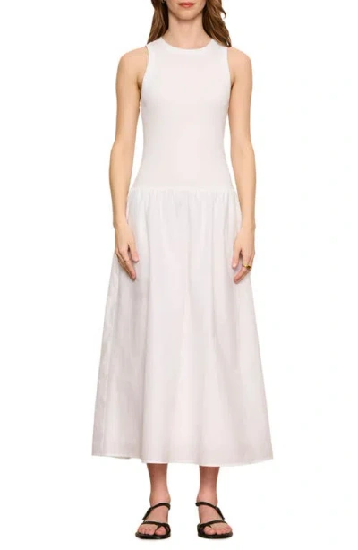 Sanctuary Take Me Away Sleeveless Tank Maxi Dress In White