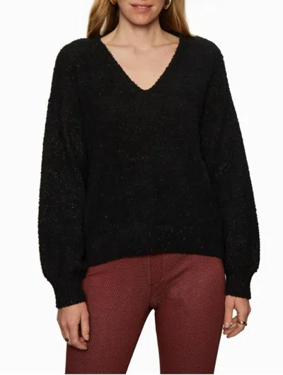 Sanctuary Teddy Shine Sweater In Black