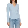 Sanctuary Texture Top In Blue