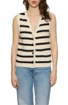 Sanctuary Textured Sweater Vest In Multi