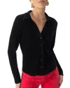 Sanctuary Textured Velvet Button-up Shirt In Black