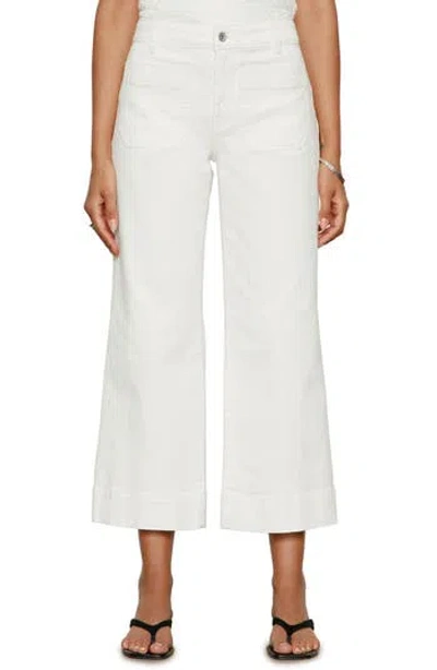 Sanctuary The Marine Crop Denim Pants In White