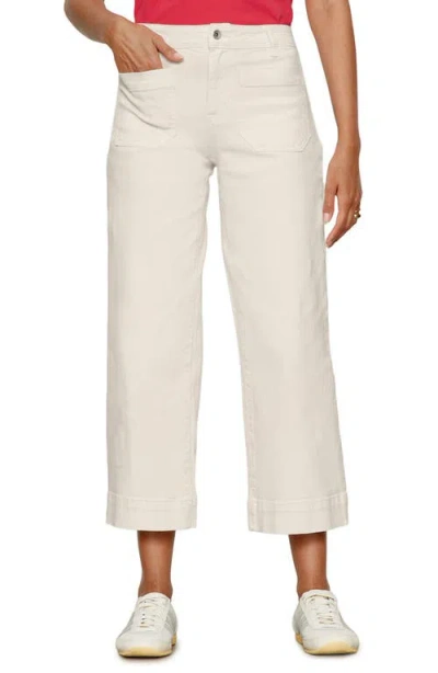 Sanctuary The Marine Crop Denim Pants In White