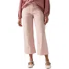 Sanctuary The Marine Crop Wide Leg Pants In Rose Smoke