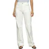 Sanctuary The Marine Patch Pocket Wide Leg Jeans In Bleached White