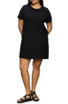 Sanctuary The Only One Embroidered Cotton Minidress In Black