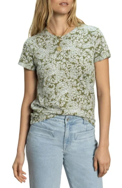 Sanctuary The Perfect Geo Print Cotton Blend Knit Top In Adorned
