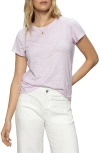 Sanctuary The Perfect Geo Print Cotton Blend Knit Top In Lavender M