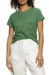 Sanctuary The Perfect Geo Print Cotton Blend Knit Top In Palm Chalk