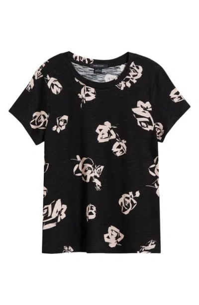 Sanctuary The Perfect Geo Print Cotton Blend Knit Top In Rose Pop Pink
