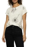 Sanctuary The Perfect Geo Print Cotton Blend Knit Top In Sketched