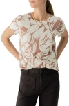 Sanctuary The Perfect Geo Print Cotton Blend Knit Top In Tropic