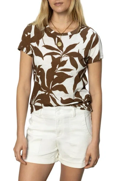 Sanctuary The Perfect Geo Print Cotton Blend Knit Top In Vintage