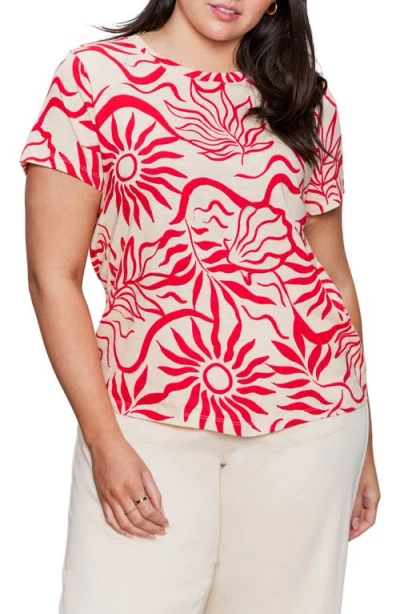 Sanctuary Plus The Perfect Tee In Red